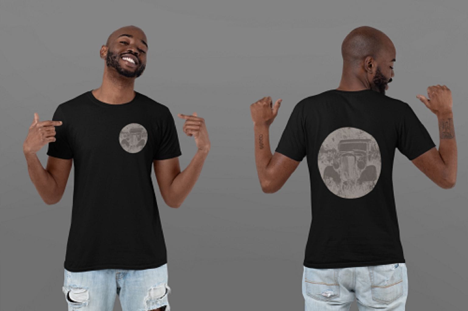 1930s Truck Photo on a Soft Style T-Shirt - Image 16