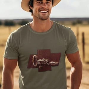 1976 Car Emblem on a Soft-Style T-Shirt