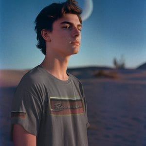 1968 Car Front Fender Emblem on a Soft-Style T-Shirt