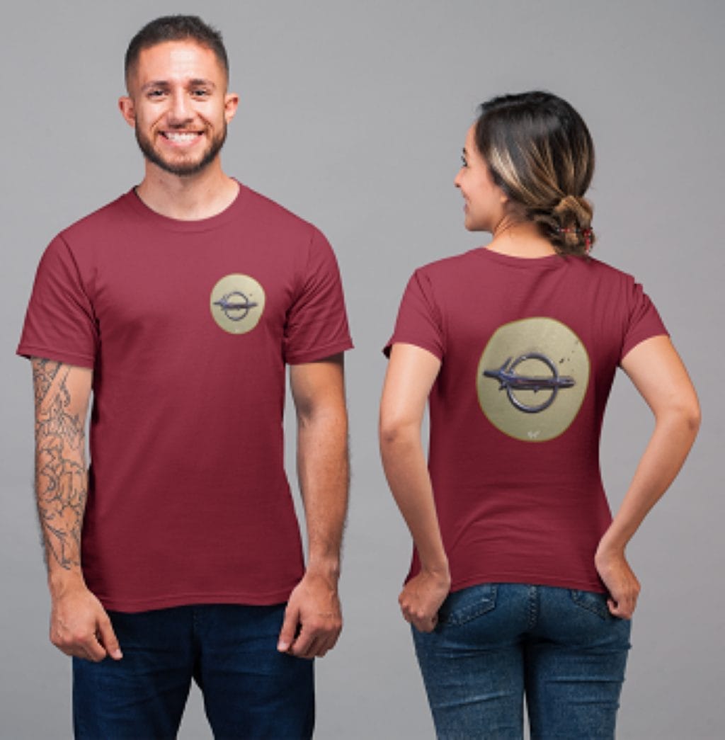 1968 Car Rear Emblem on a Soft-Style T-Shirt - Image 41