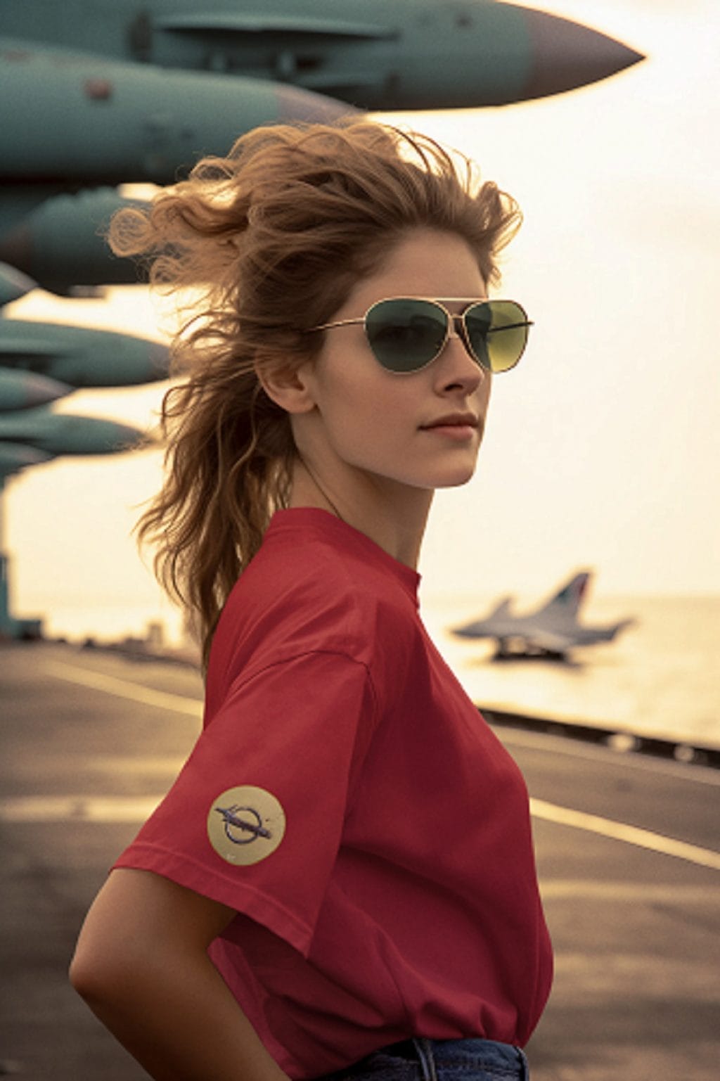 1968 Car Rear Emblem on a Soft-Style T-Shirt - Image 39