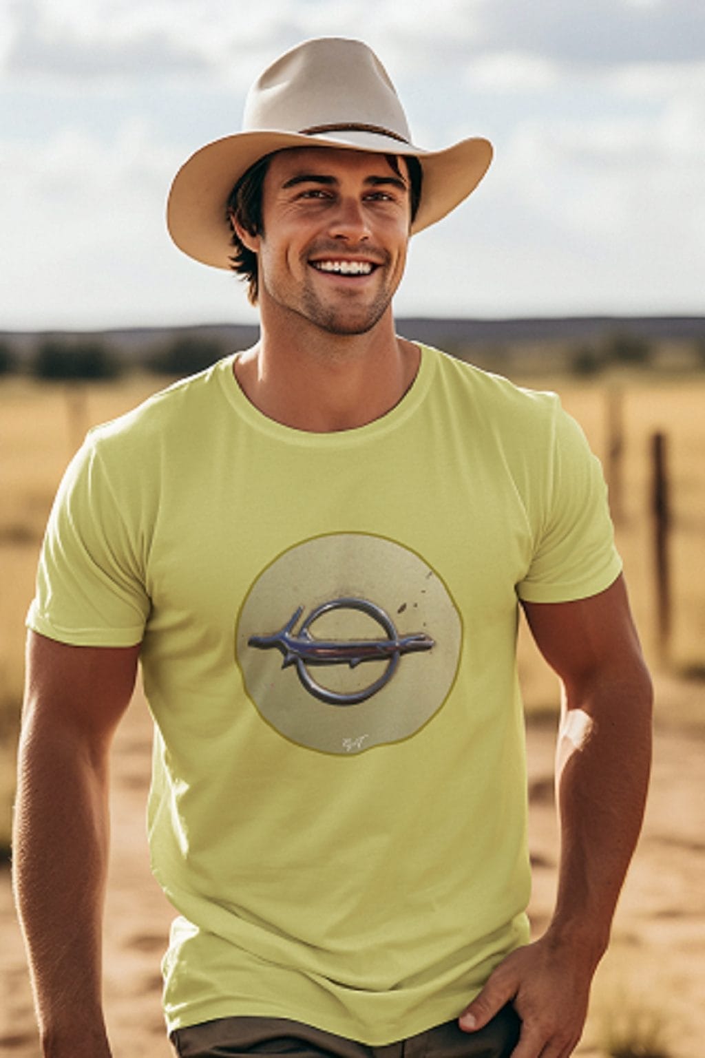 1968 Car Rear Emblem on a Soft-Style T-Shirt - Image 14