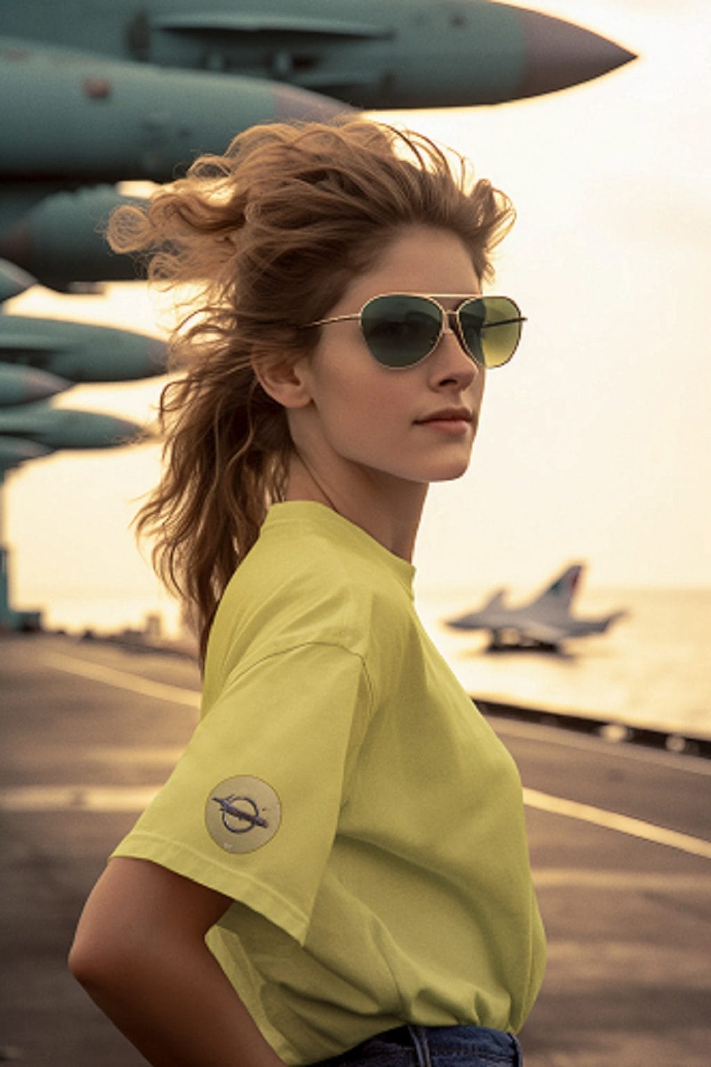 1968 Car Rear Emblem on a Soft-Style T-Shirt - Image 13