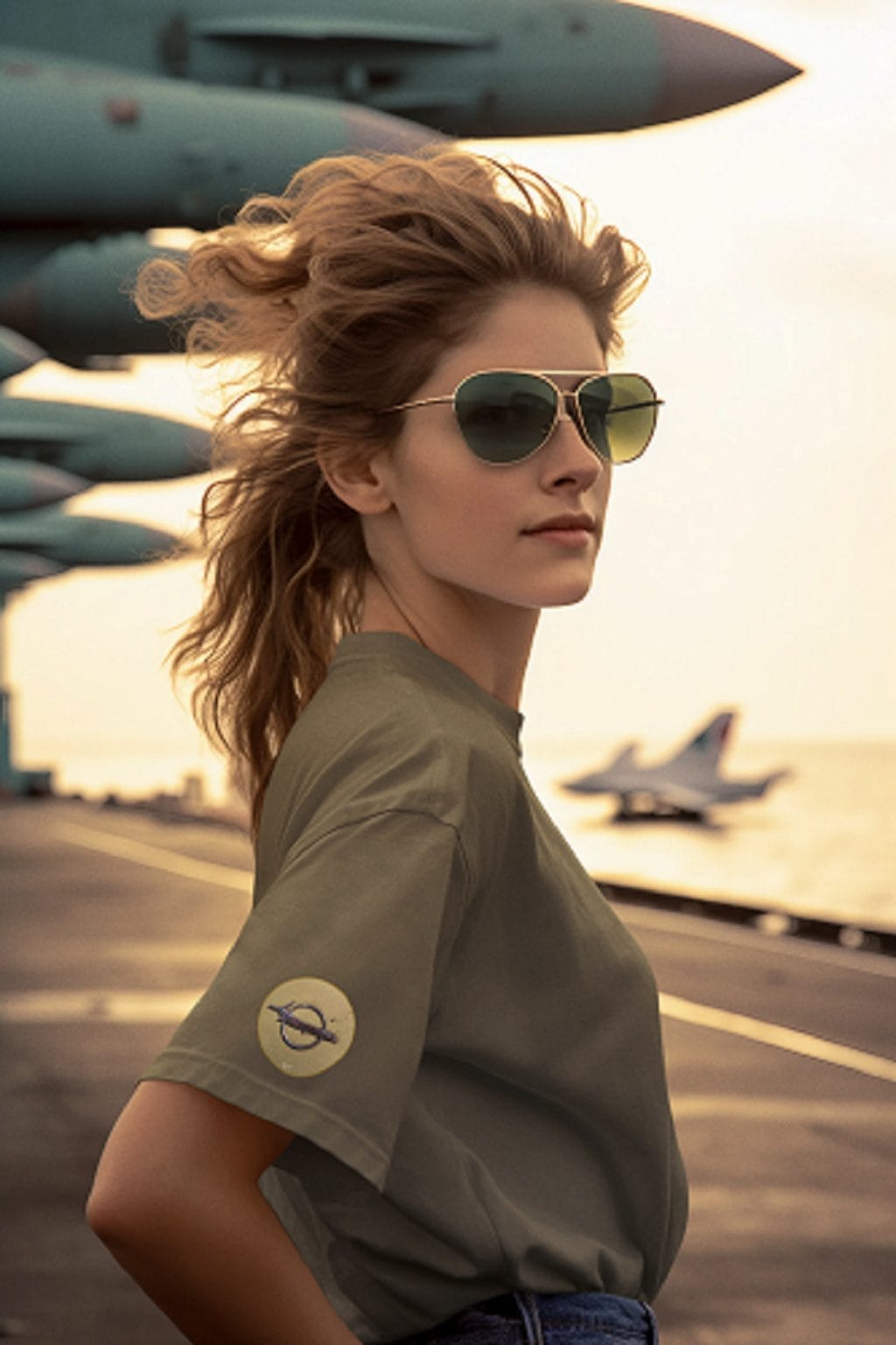 1968 Car Rear Emblem on a Soft-Style T-Shirt - Image 18