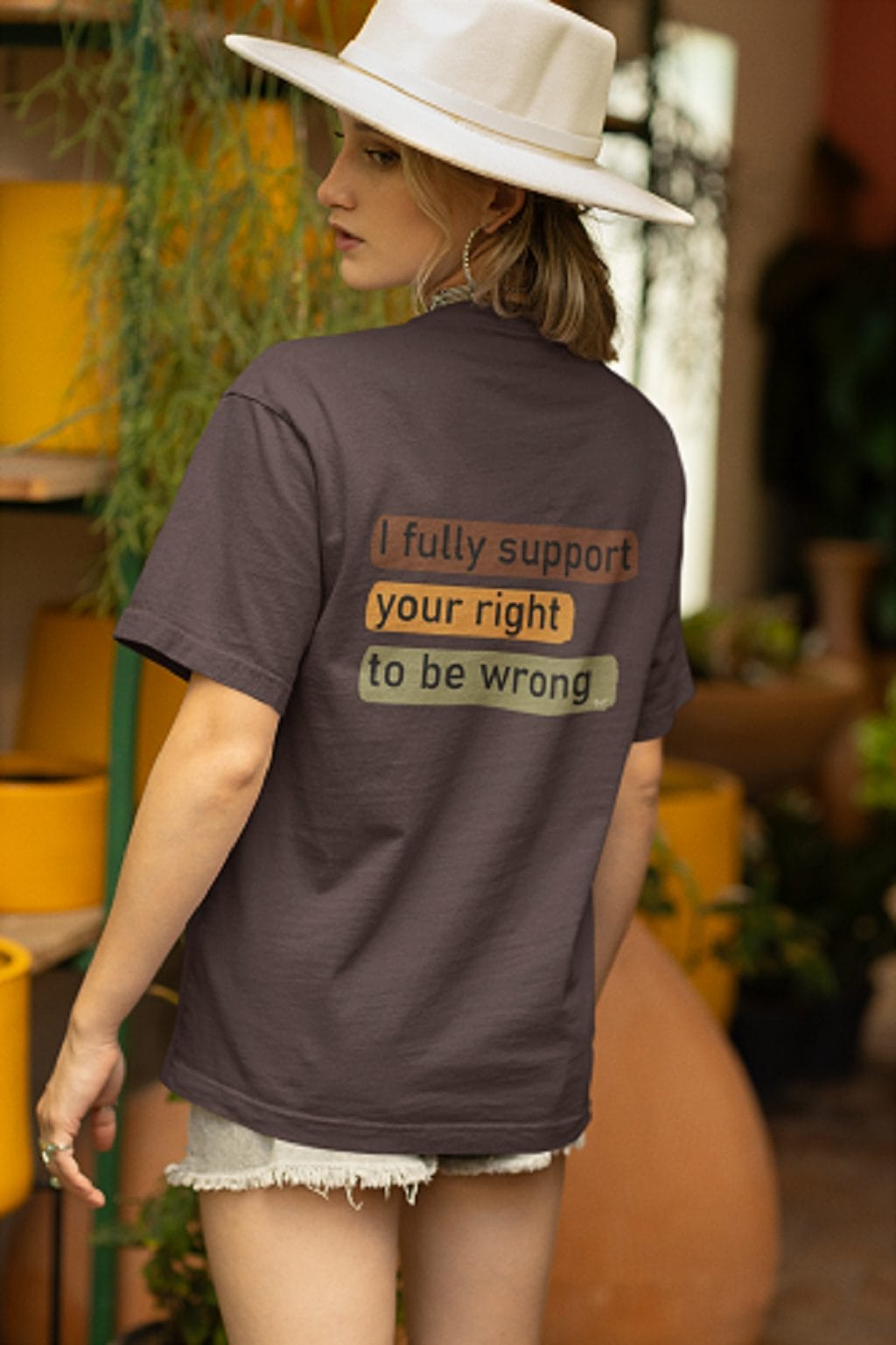 "I Fully Support Your Right to be Wrong" design created by RJ&T on a Soft-Style T-Shirt - Image 4