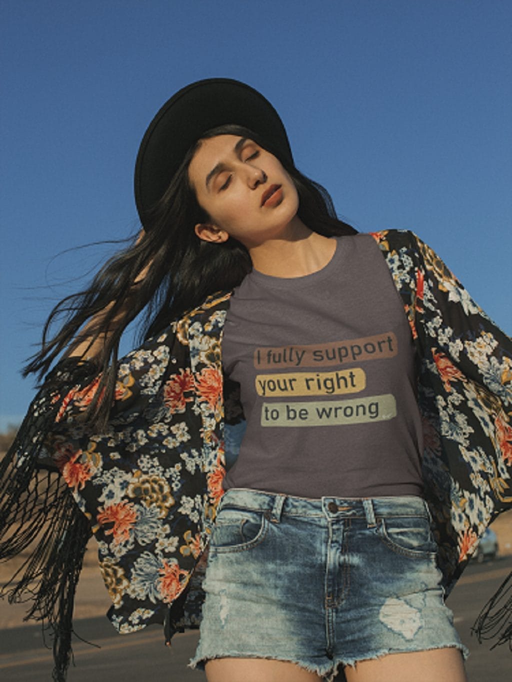 "I Fully Support Your Right to be Wrong" design created by RJ&T on a Soft-Style T-Shirt - Image 3