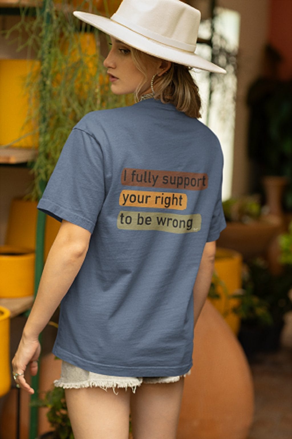 "I Fully Support Your Right to be Wrong" design created by RJ&T on a Soft-Style T-Shirt - Image 2