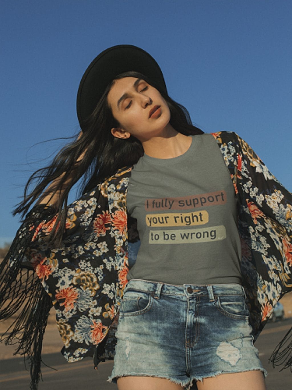 "I Fully Support Your Right to be Wrong" design created by RJ&T on a Soft-Style T-Shirt - Image 18