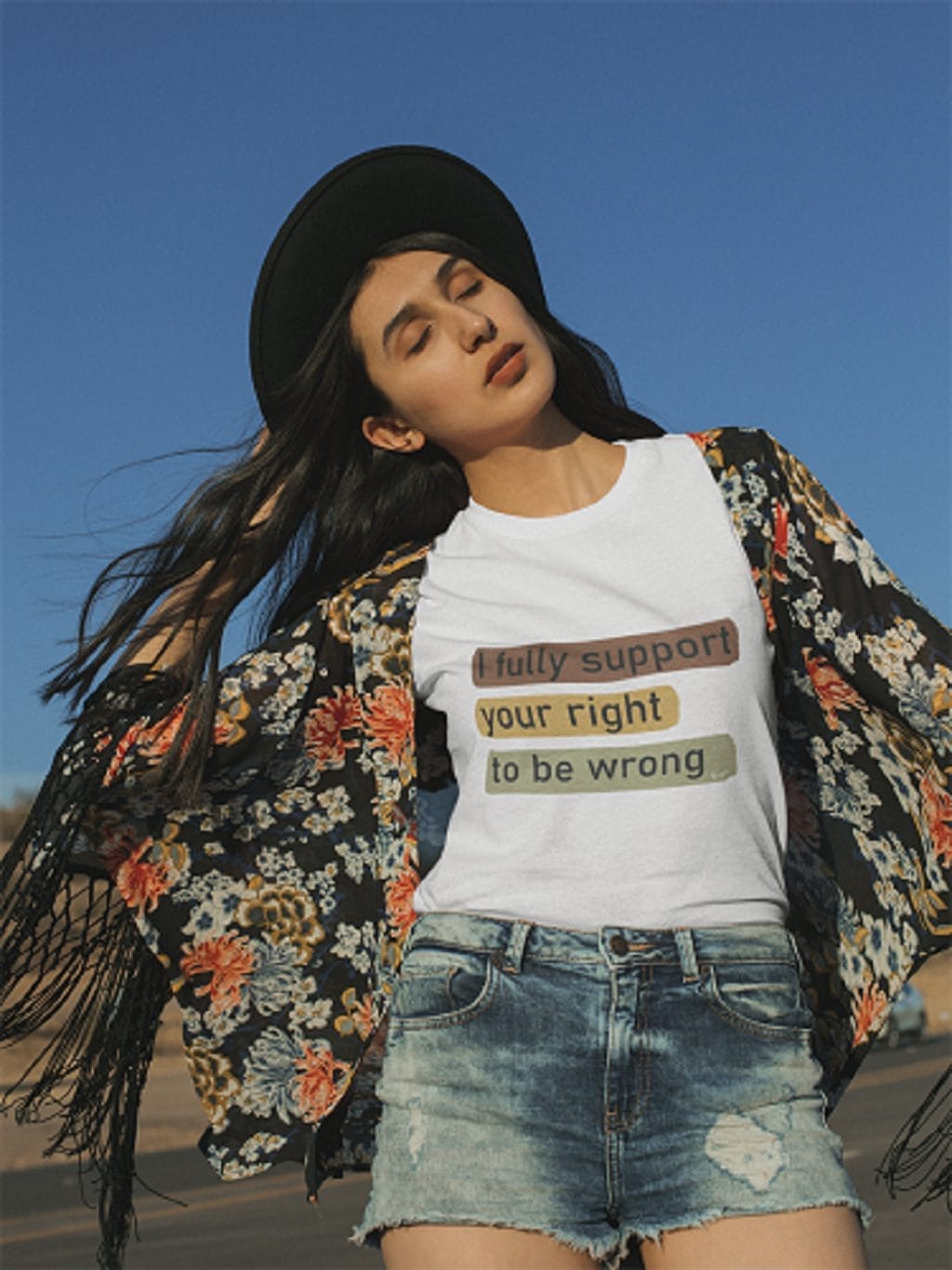 "I Fully Support Your Right to be Wrong" design created by RJ&T on a Soft-Style T-Shirt - Image 9