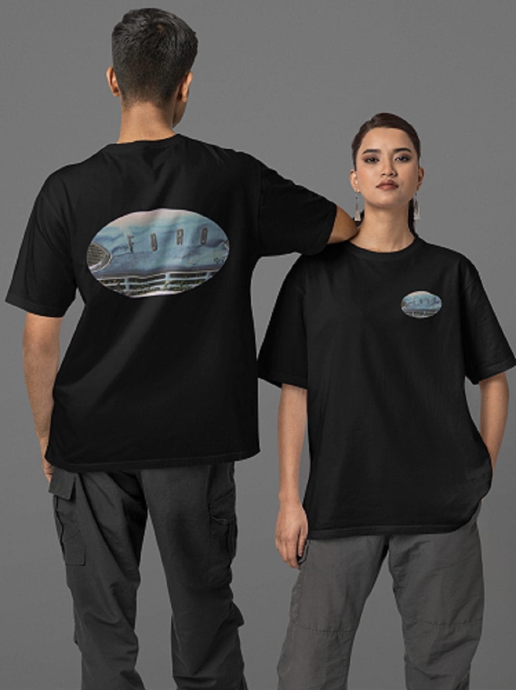 1964/65 Van Front Grill on a Soft-Style T-Shirt - Image 4