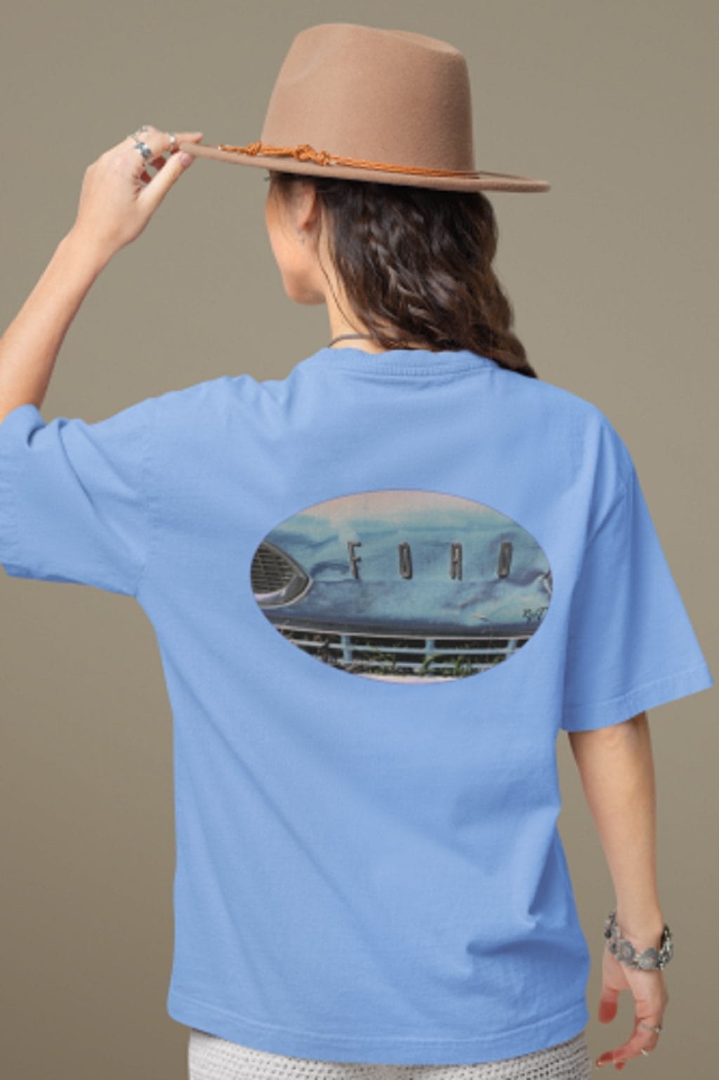 1964/65 Van Front Grill on a Soft-Style T-Shirt - Image 3