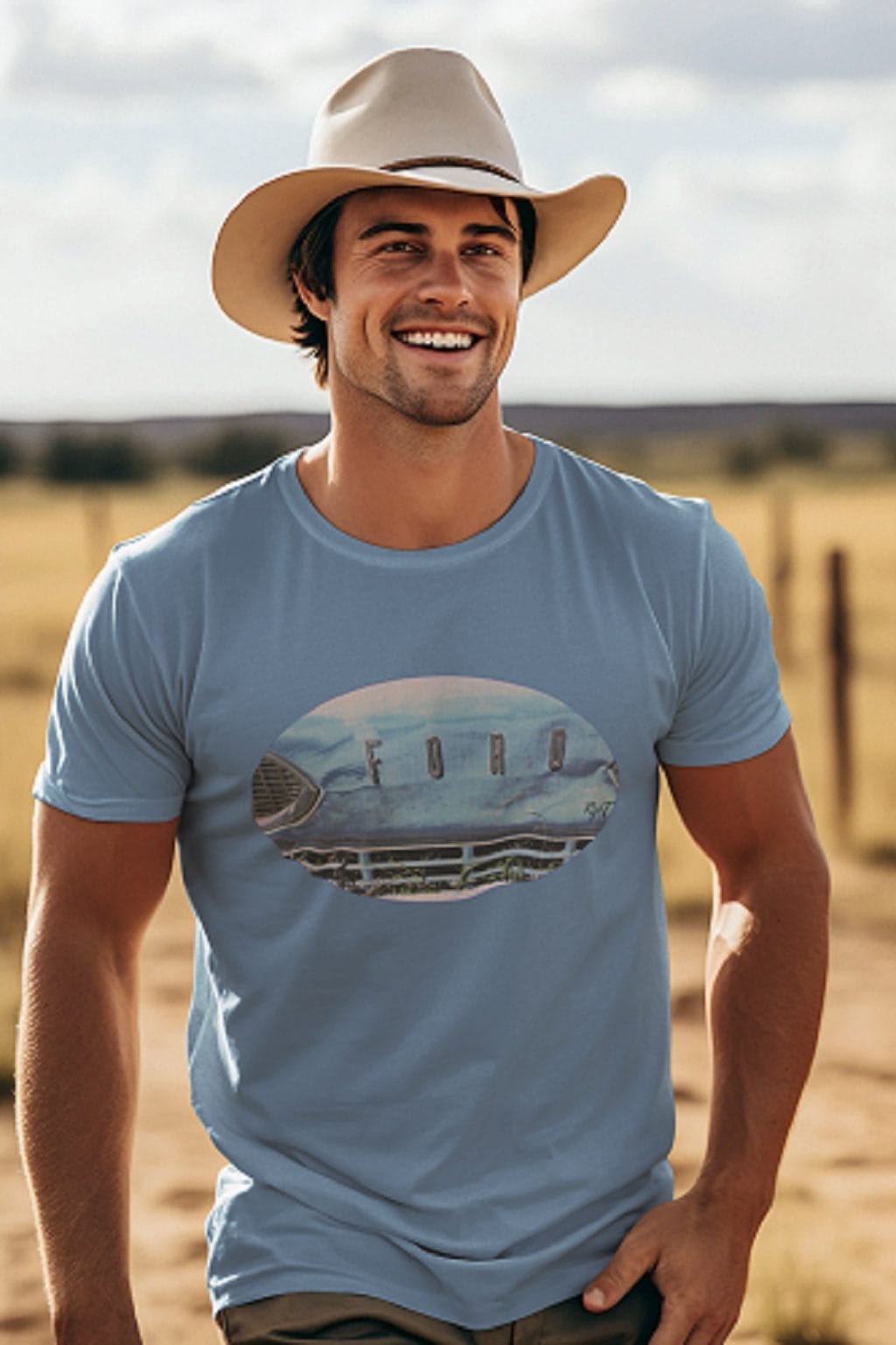 1964/65 Van Front Grill on a Soft-Style T-Shirt - Image 17