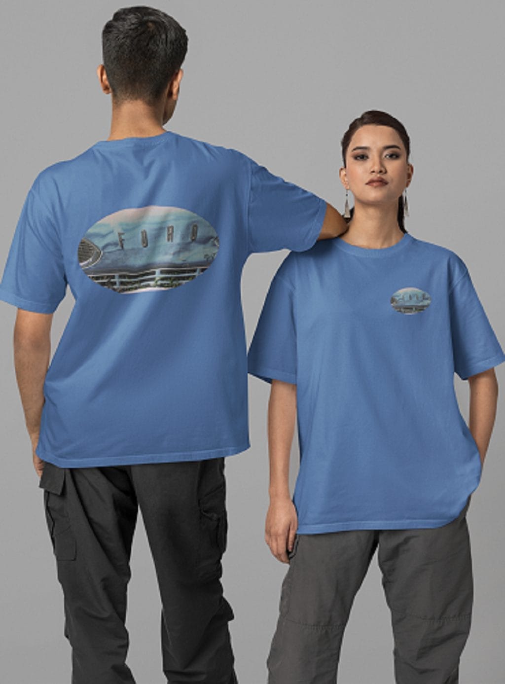 1964/65 Van Front Grill on a Soft-Style T-Shirt - Image 15