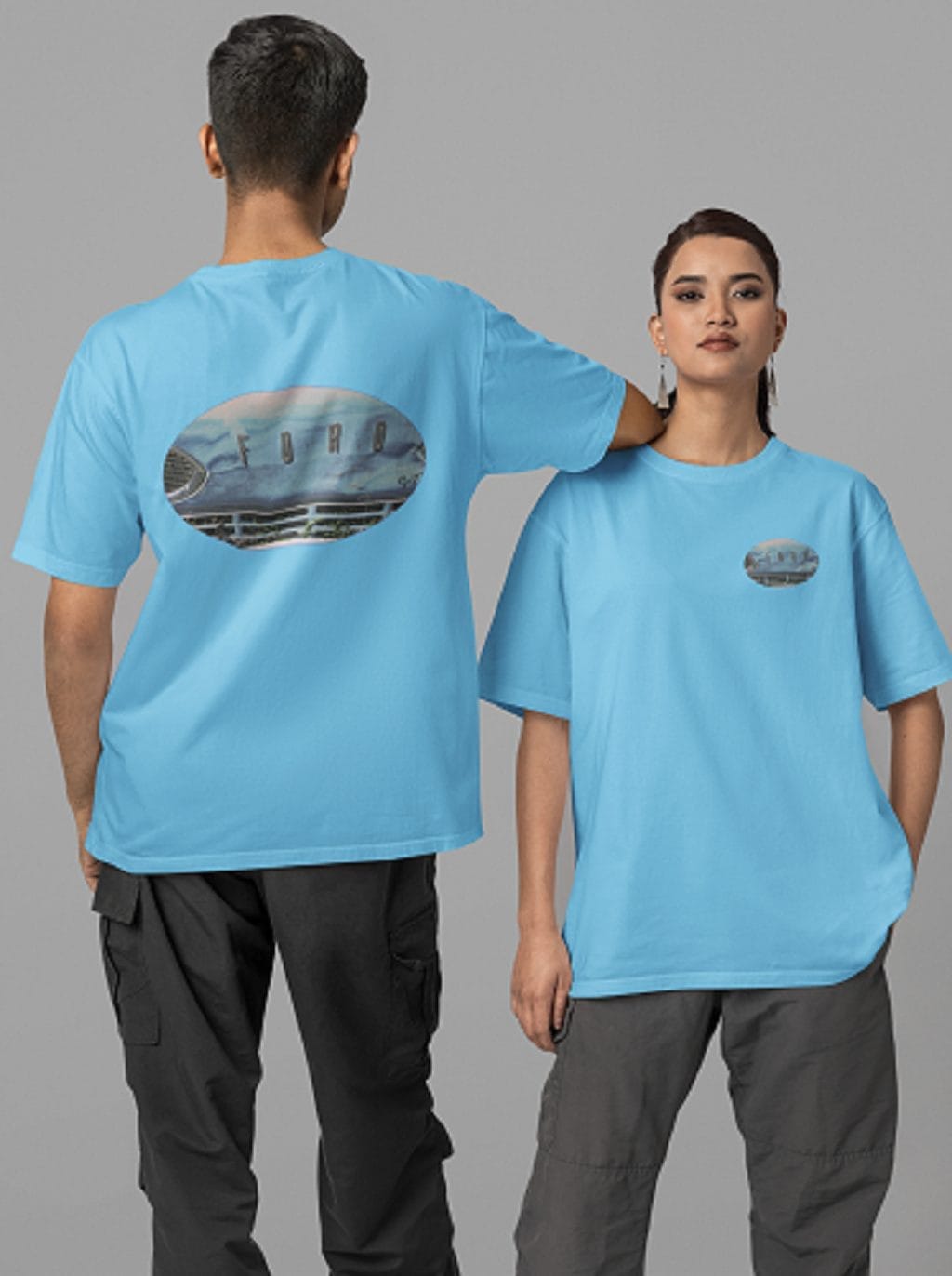 1964/65 Van Front Grill on a Soft-Style T-Shirt - Image 10
