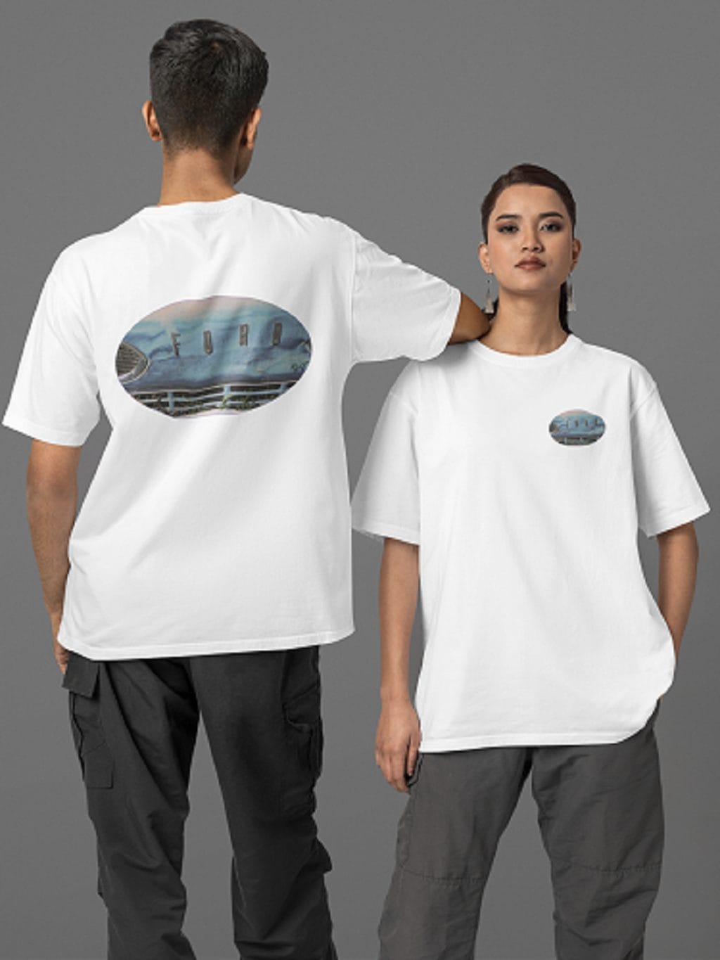 1964/65 Van Front Grill on a Soft-Style T-Shirt - Image 7