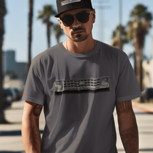 1970s Front Grill on a Soft-Style T-Shirt