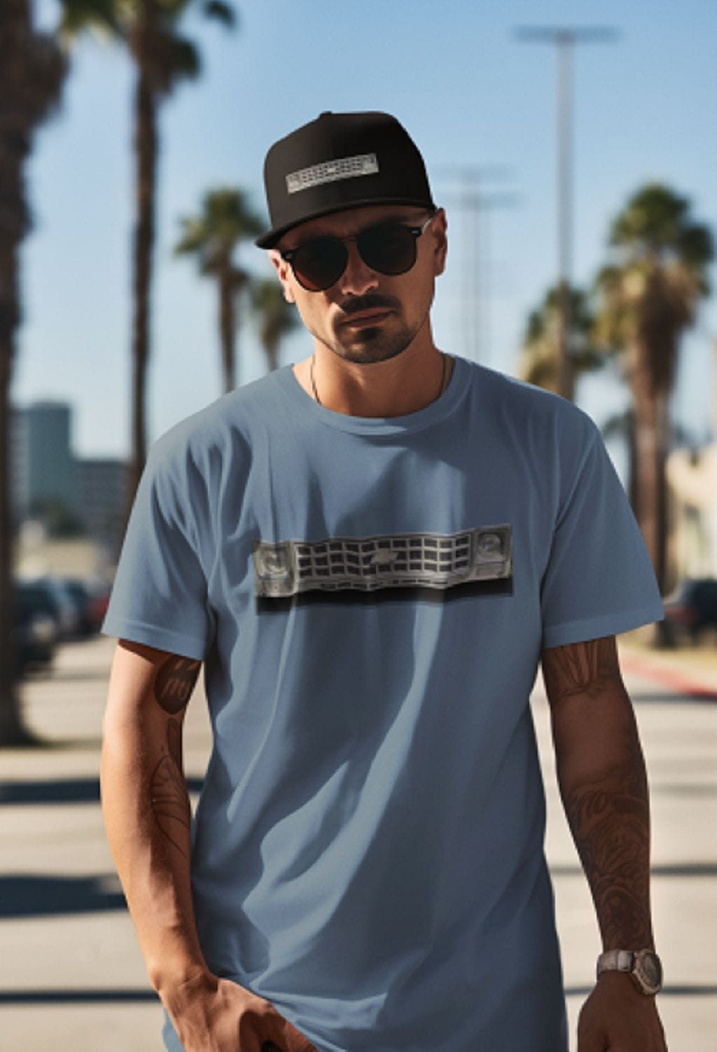 1970s Front Grill on a Soft-Style T-Shirt - Image 20