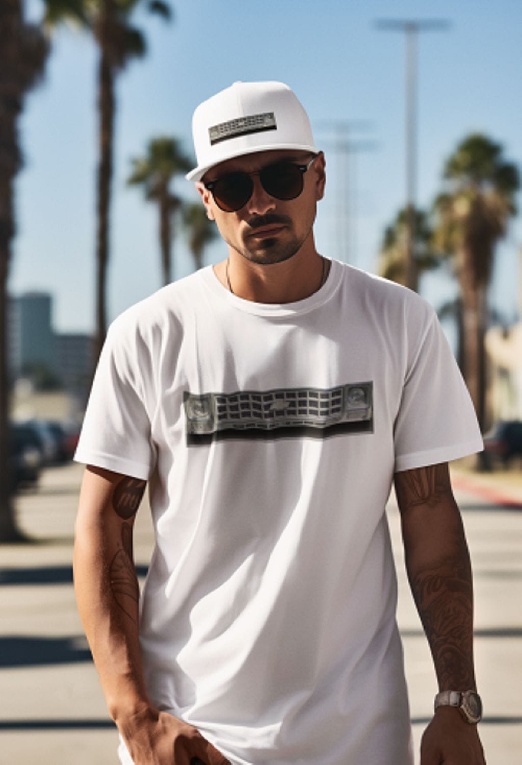 1970s Front Grill on a Soft-Style T-Shirt - Image 7