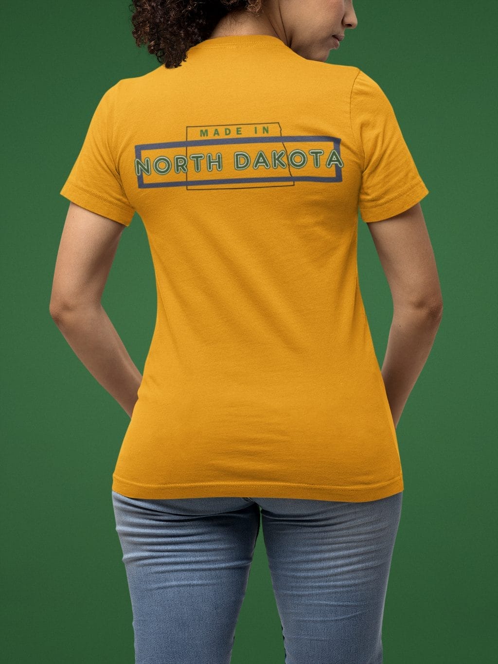 "Made in ND" design created by RJ&T on a Women's Relaxed Short Sleeve Jersey Tee - Image 8