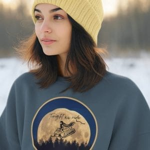 Tonight We Ride on a Softstyle Midweight Crewneck