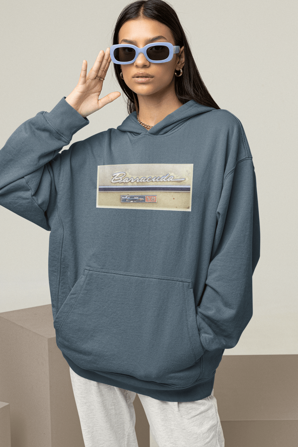 1968 Rear Side Emblem on a Soft Classic Hoodie - Image 15