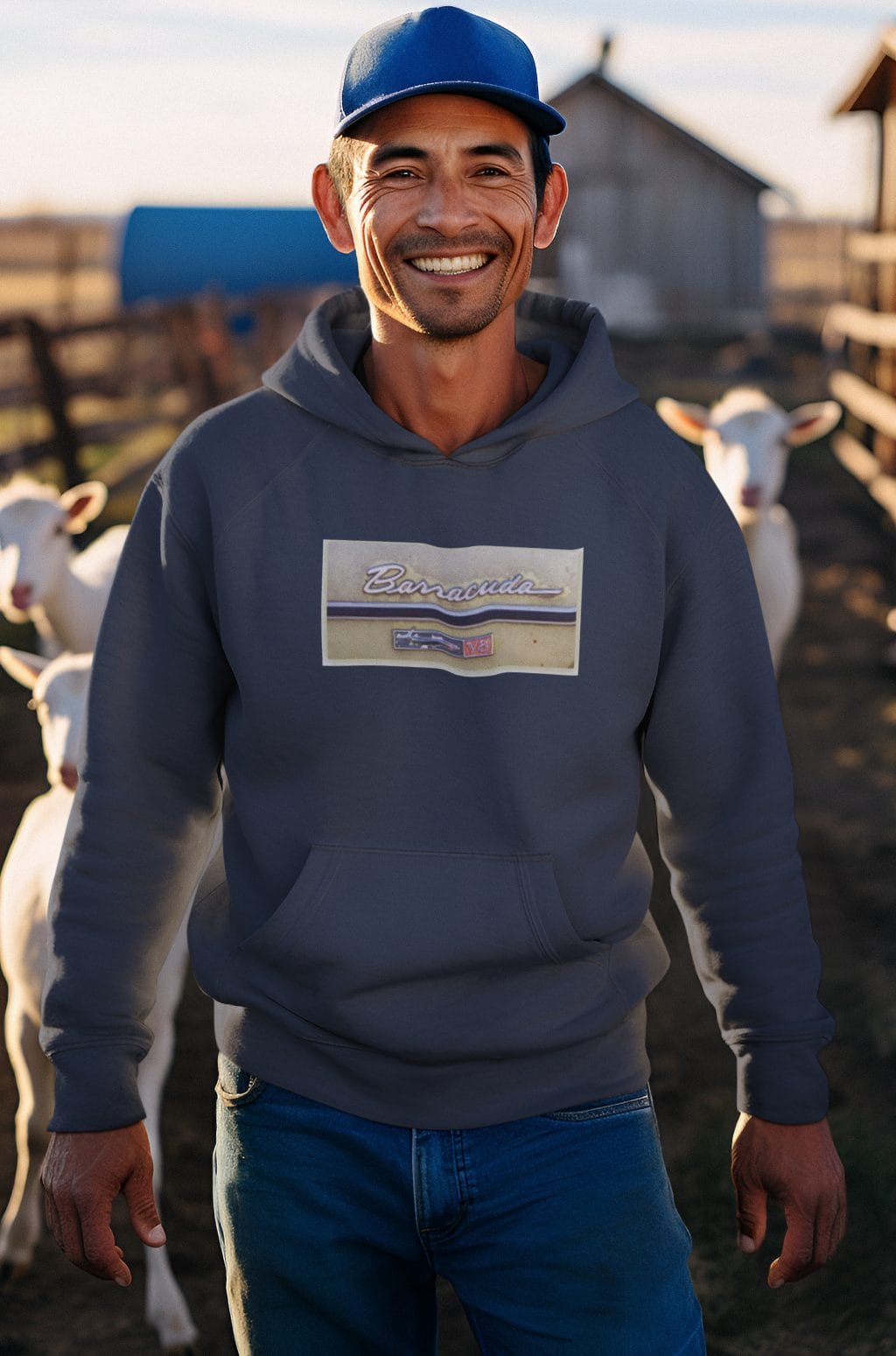 1968 Rear Side Emblem on a Soft Classic Hoodie - Image 11