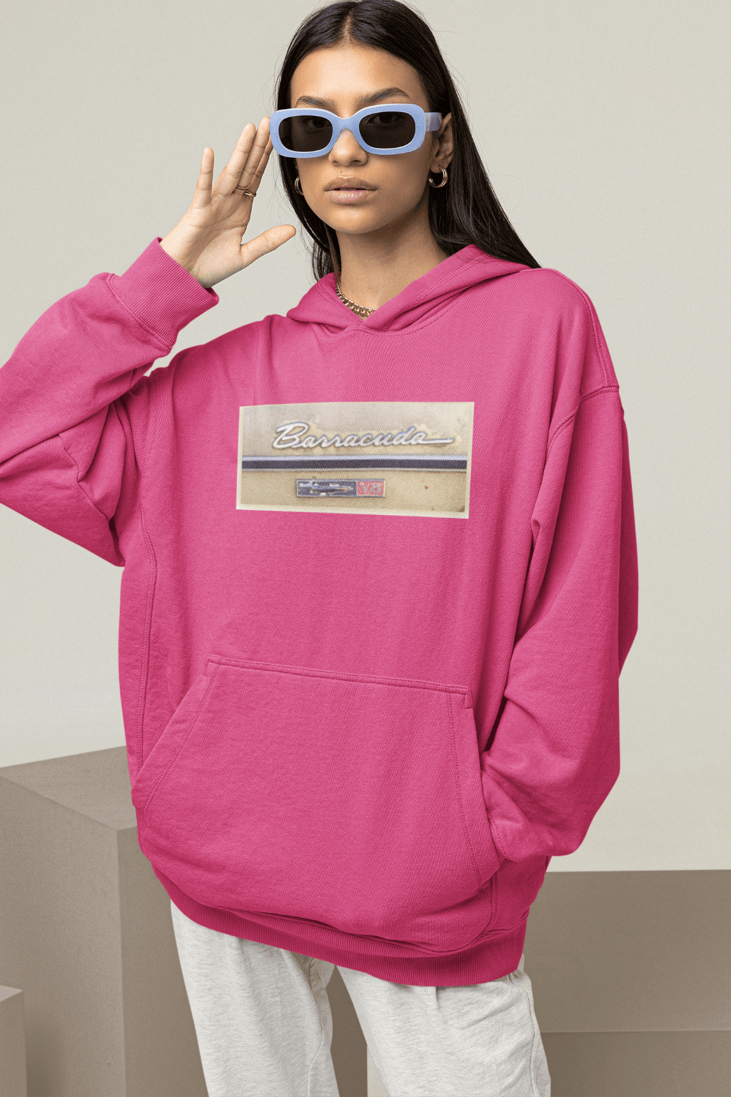 1968 Rear Side Emblem on a Soft Classic Hoodie - Image 10