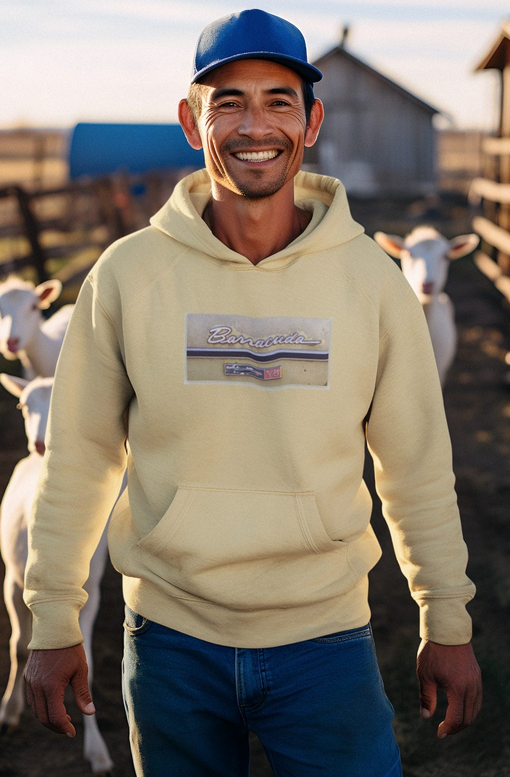 1968 Rear Side Emblem on a Soft Classic Hoodie - Image 4